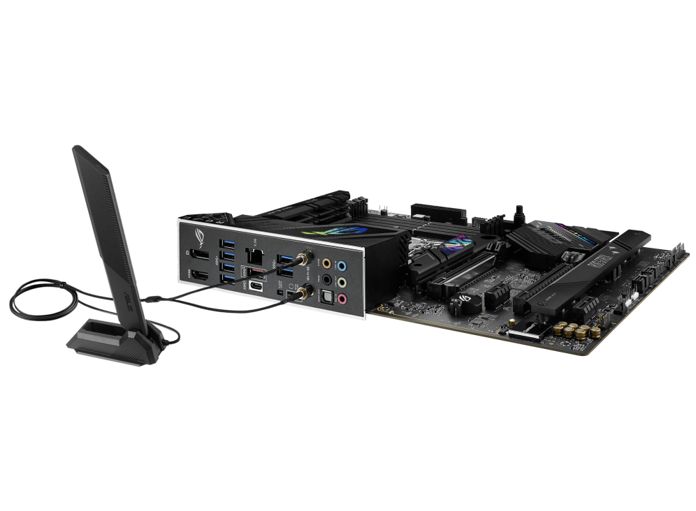 سلات‌های حافظه DDR5 مادربرد ASUS ROG STRIX B760-F